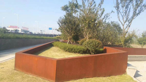 海南耐候钢挡土墙